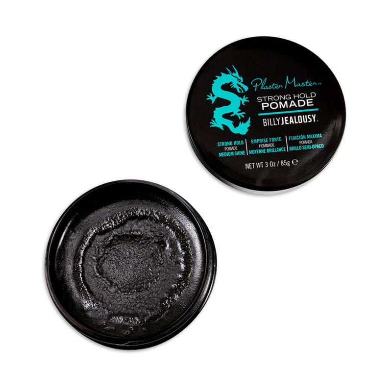 Billy Jealousy Plaster Master Water-Soluble Hair Pomade for Men, All Day Strong Hold with Medium Shine, Won't Flake & Safe for Color-Treated Hair, 3 Ounce - Image 2