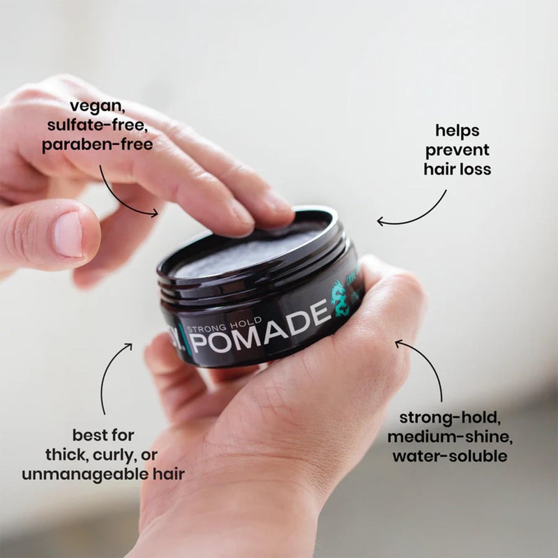 Billy Jealousy Plaster Master Water-Soluble Hair Pomade for Men, All Day Strong Hold with Medium Shine, Won't Flake & Safe for Color-Treated Hair, 3 Ounce - Image 3