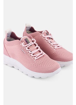 GEOX Women Slip On Casual Sneaker, Pink  - Image 3