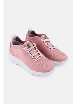 GEOX Women Slip On Casual Sneaker, Pink  - Image 1