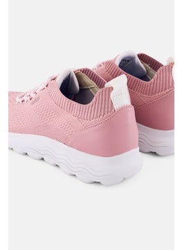 GEOX Women Slip On Casual Sneaker, Pink  - Image 2