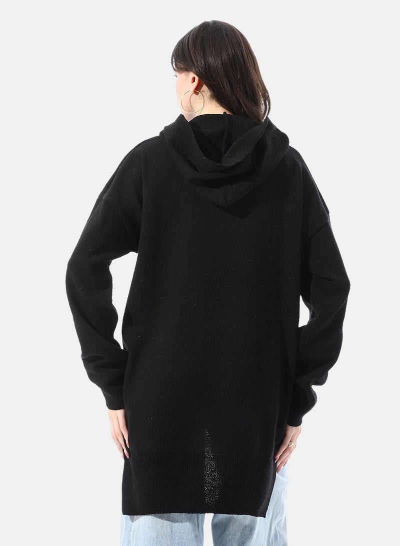Andora High Low Slip On Patterned Pullover - Image 3