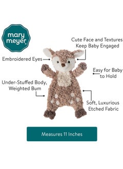 Mary Meyer Mary Meyer Putty Nursery Lovey Soft Toy, 11-Inches, Fawn  - Image 2