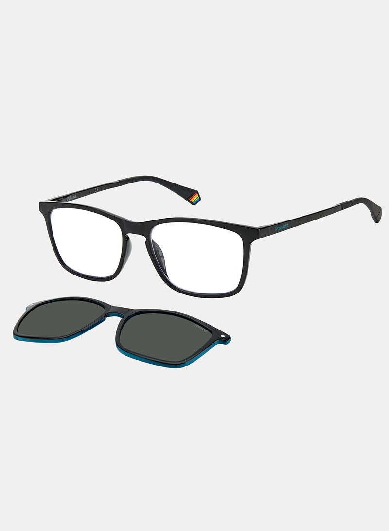 Polaroid Clip on Men Square Sunglasses 55 PLD 6139/CS - Image 1
