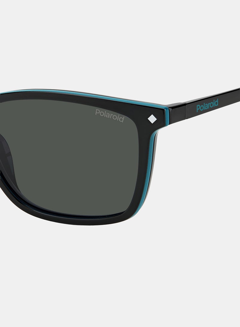 Polaroid Clip on Men Square Sunglasses 55 PLD 6139/CS - Image 5