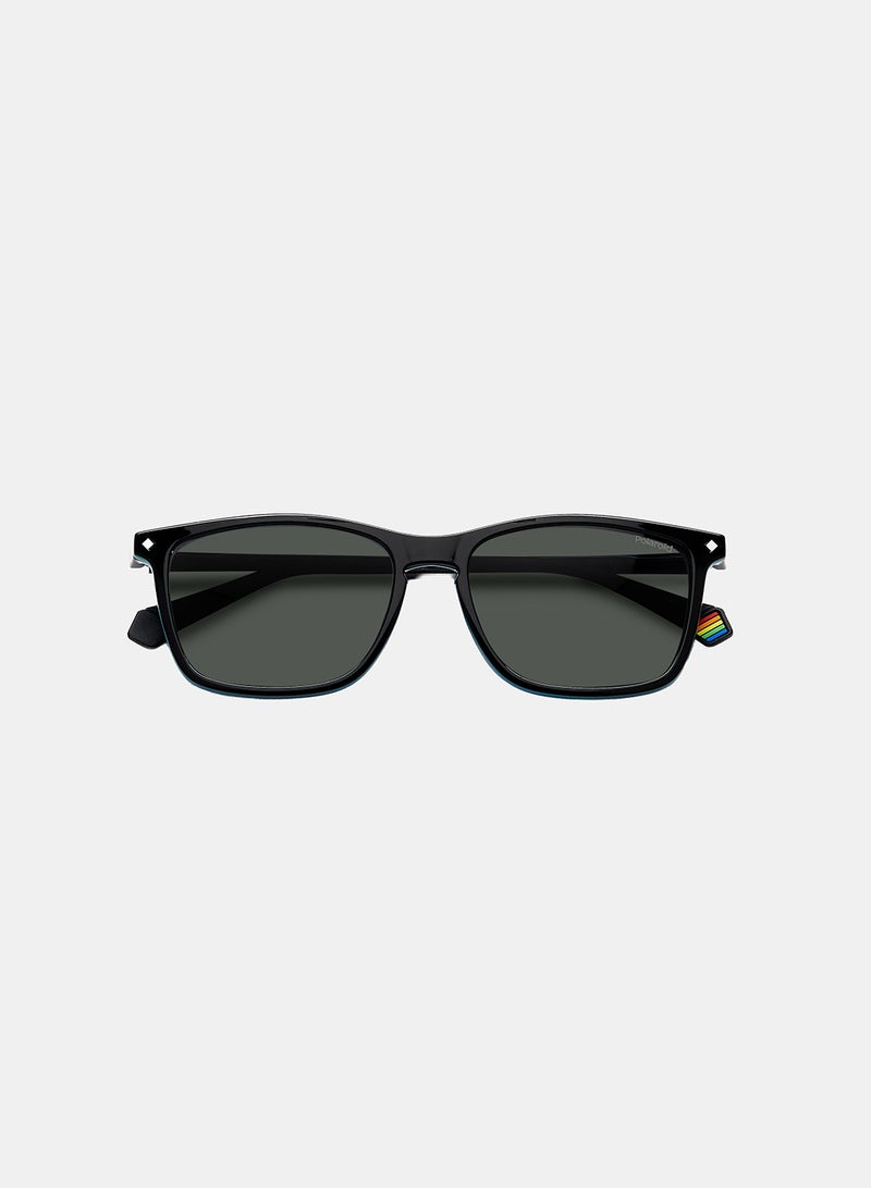 Polaroid Clip on Men Square Sunglasses 55 PLD 6139/CS - Image 4