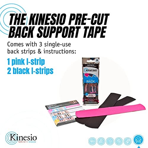 Kinesio Tape - Pre-Cut Back Support - Optimized Athletic Tape Strips - Image 3