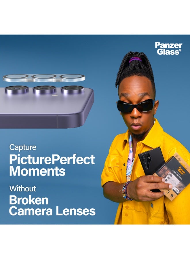 PanzerGlass Picture Perfect Samsung Galaxy S24 Plus| Camera Lens Protector - 4 Layers of Protection w/ Anti-Shatter Layer, Anti-FingerPrint, Smudge-Free, Drop Proof, No Image Distortion - Image 4