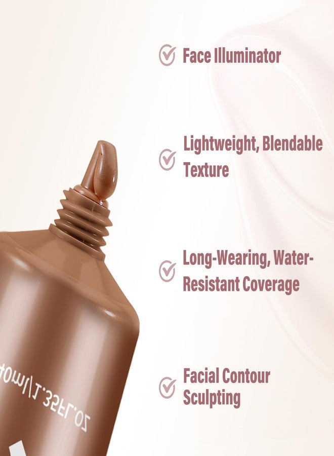 بوبين كريم أساس سائل من بوبين، كريم أساس مقاوم للماء بلمسة ندية مع لمعة خفيفة، مُضيء، كريم أساس حريري لامع لتعزيز إشراقة البشرة الطبيعية - Image 3