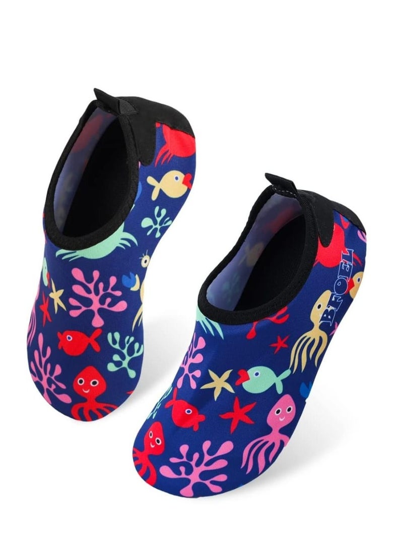 لعبة مرح  احذية سباحة مقاومة للانزلاق سريعة الجفاف بتصميم جوارب مائية للشاطئ والرياضات الخارجية للاولاد اختيار عشوائي من لعبه مرح - Image 1
