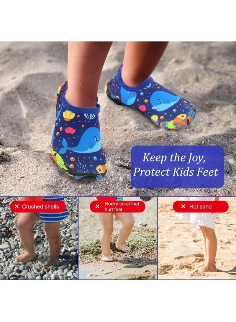 لعبة مرح  احذية سباحة مقاومة للانزلاق سريعة الجفاف بتصميم جوارب مائية للشاطئ والرياضات الخارجية للاولاد اختيار عشوائي من لعبه مرح - Image 5