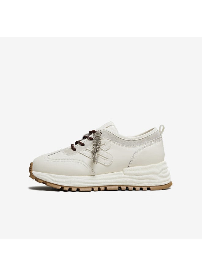 Tata Spring Mall Style Women's Casual Sneakers New Off-white Size 39 - Image 5