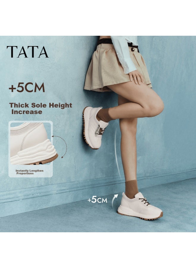 Tata Spring Mall Style Women's Casual Sneakers New Off-white Size 39 - Image 3