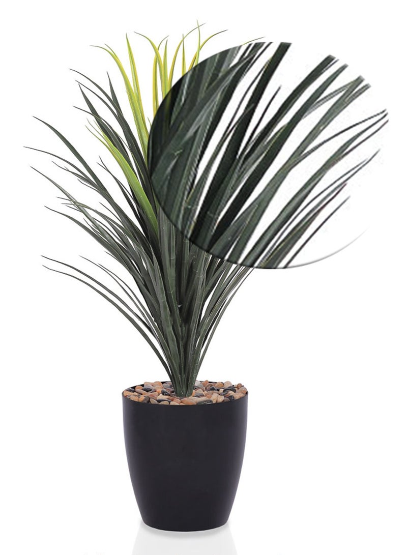 تالا نبات صبار صناعي ديكوري بارتفاع 95 سم – تصميم طبيعي واقعي مع أصيص أسود أنيق مثالي لتزيين المنازل والمكاتب - Image 3