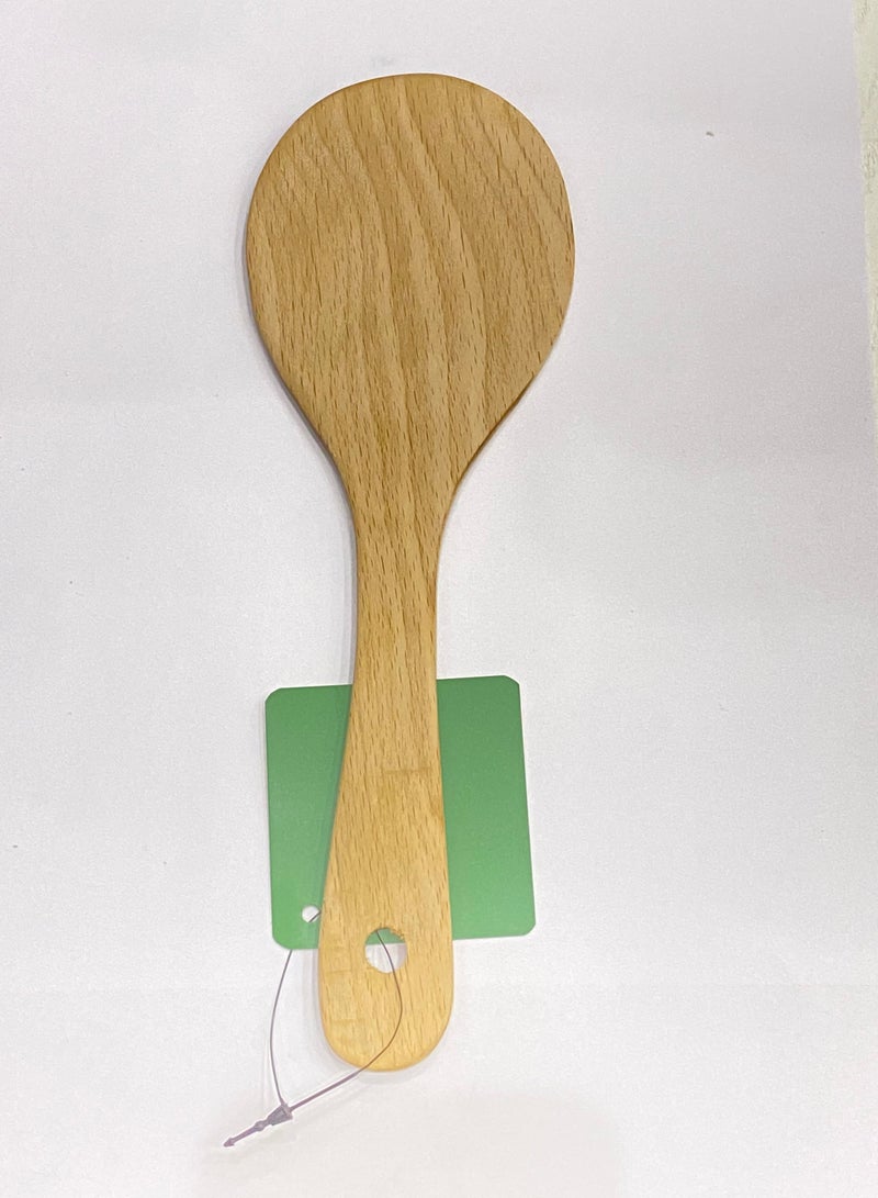Morlife wooden rice spoon 21.5*7cm 2PCS - Image 2