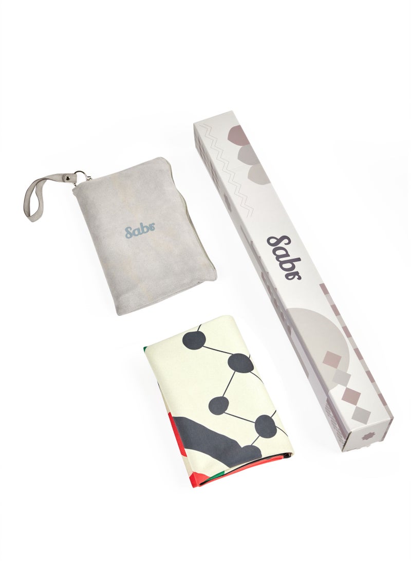 Sabr Palestine Edition : 'Min Houna' Compact Prayer Mat - Image 3