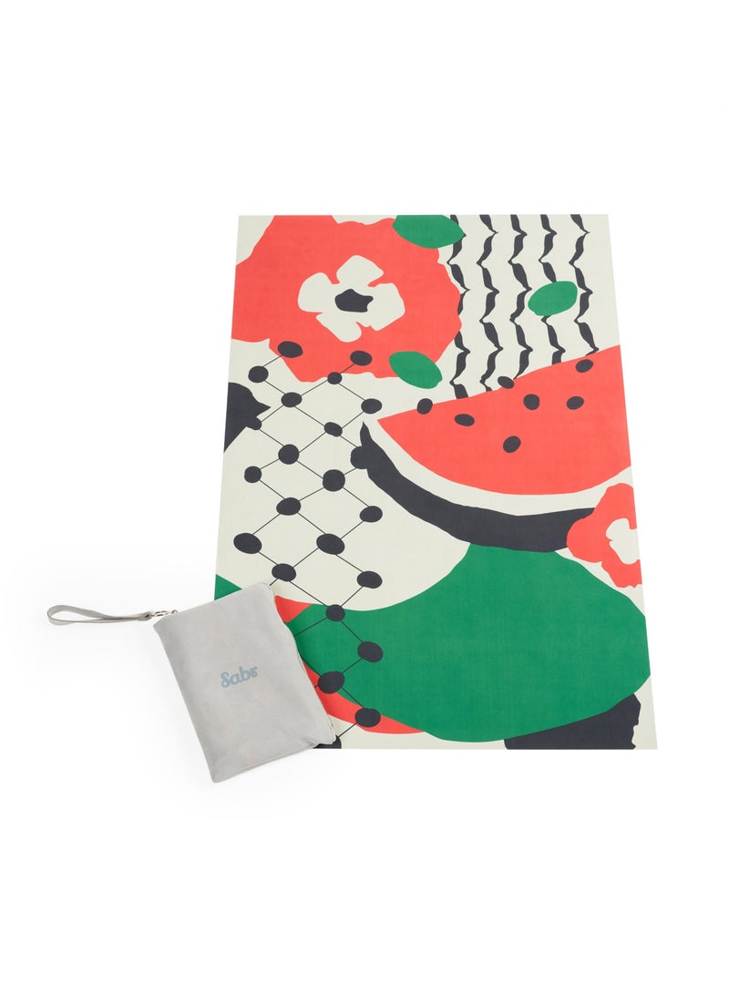 Sabr Palestine Edition : 'Min Houna' Compact Prayer Mat - Image 2