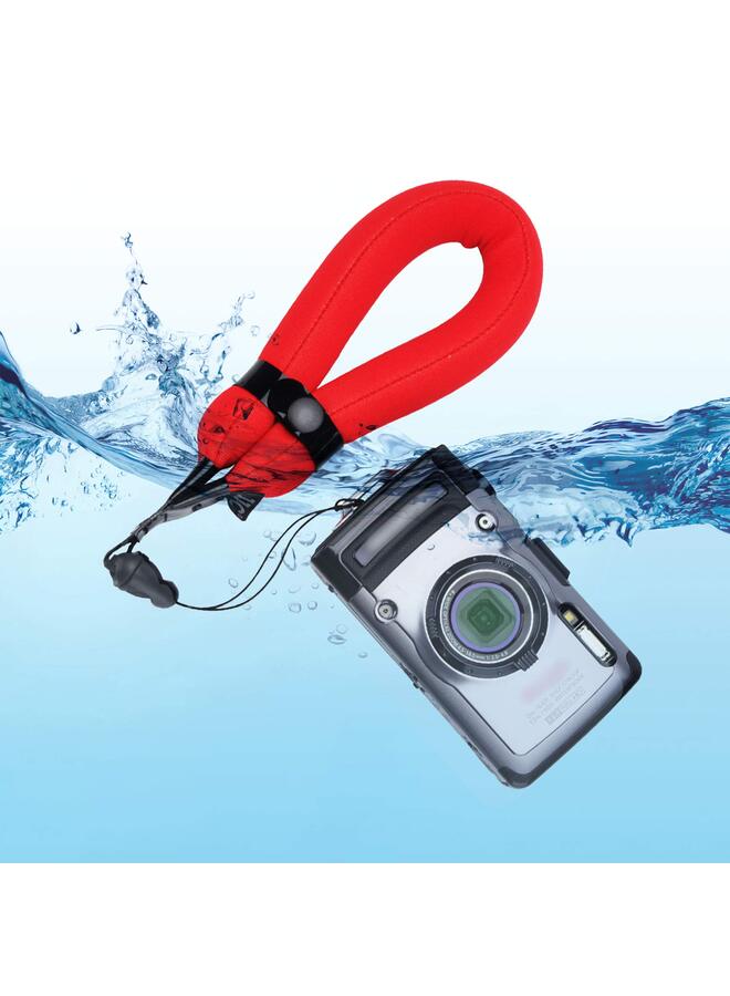 Waterproof Camera Floating Wrist Strap Photographer Gift for Men and Women, Red, 18cm - Image 2