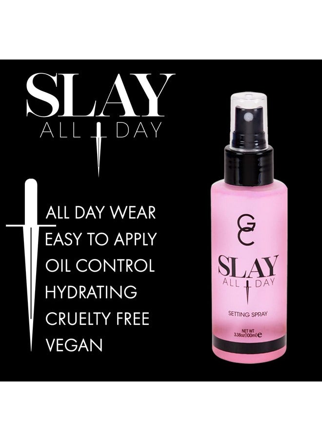 Gerard Cosmetics Gerard Cosmetics Slay All Day Makeup Setting Spray | Rose Scented | Matte Finish with Oil Control | Cruelty Free, Long Lasting Finishing Spray, 3.38oz (100ml)  - Image 4
