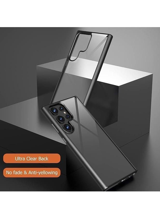 ماجيك ماسك بظهر شفاف وحماية كاملة وازرار سهلة الضغط لهاتف اس 24 الترا- اسود - Image 2