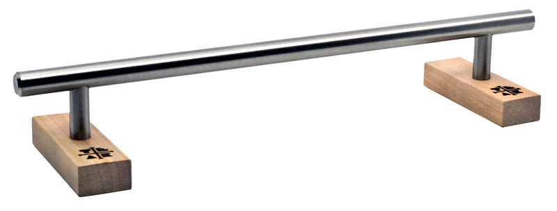 Teak Tuning Round Fingerboard Rail - Long Edition - Silver Colorway - 11.25" Long, 1.75" Tall - Prolific Series - Image 1