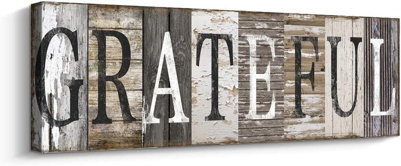 Pinetree Art Grateful Sign Wall Decor - Image 1