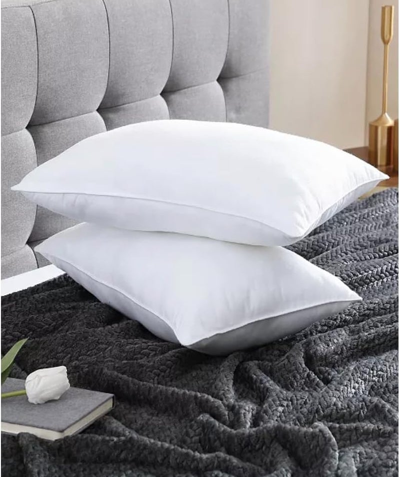 Deep Sleep Luxury Cushion Filler, Decorative Pillow Inserts (Pack of 2, White) - Square Indoor Bed and Couch Pillows - Hollowfibre Cushion Fillers (Pack of 4, 40 x 40 cm) - Image 1