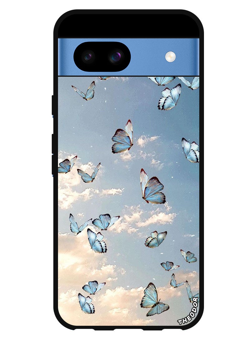Theodor Protective Case Anti Scratch Shock Proof Bumper Cover For Google Pixel 8a But in sky - Image 1