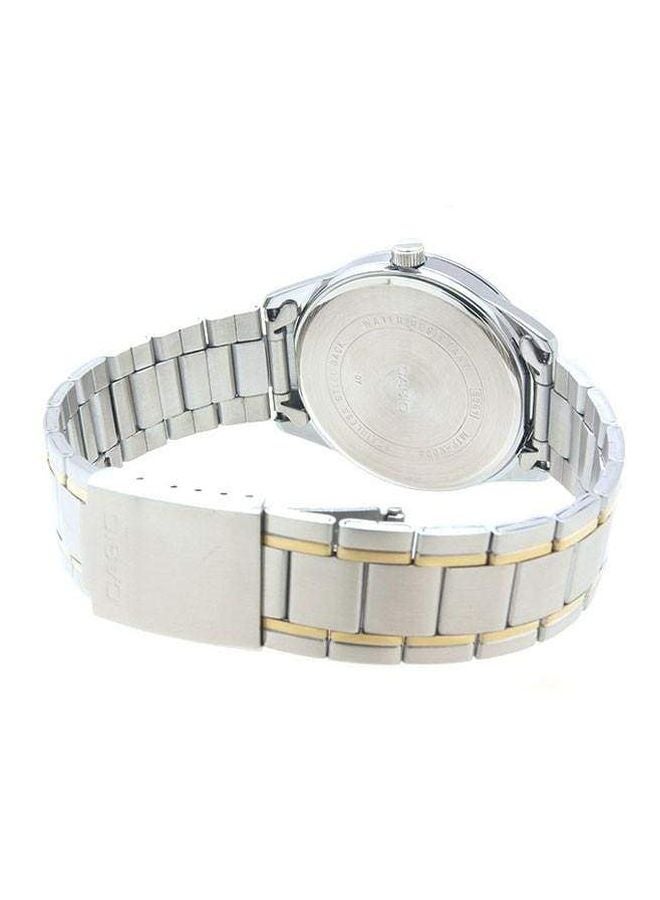 CASIO Women Water Resistant Analog Watch LTP-V005SG-7AUDF - 30 mm - Silver/Gold - Image 3
