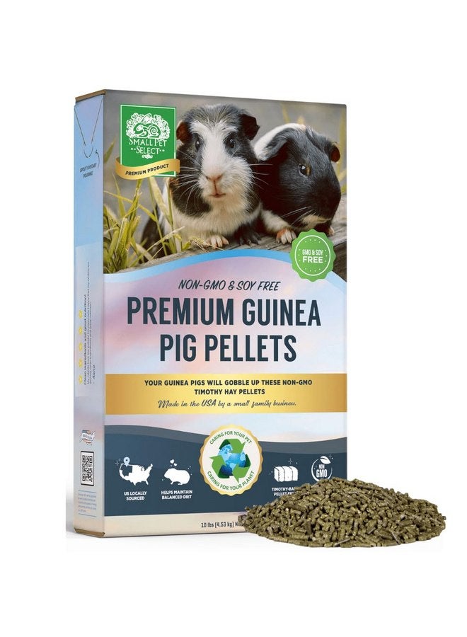 Small Pet Select-Premium Guinea Pig Pellet Food, Non-GMO, Soy Free. Local Ingredients in Pacific Northwest, 10lb, Green (10lbgpnongmo)