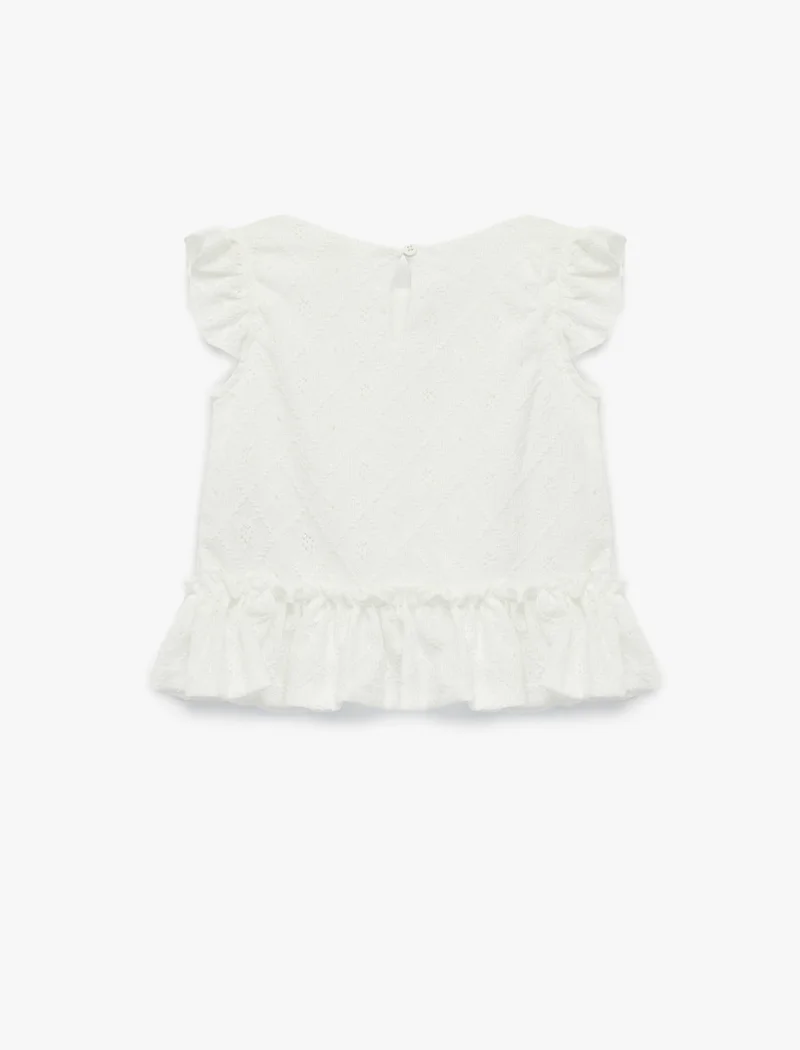كوتون Broderie Tank Top