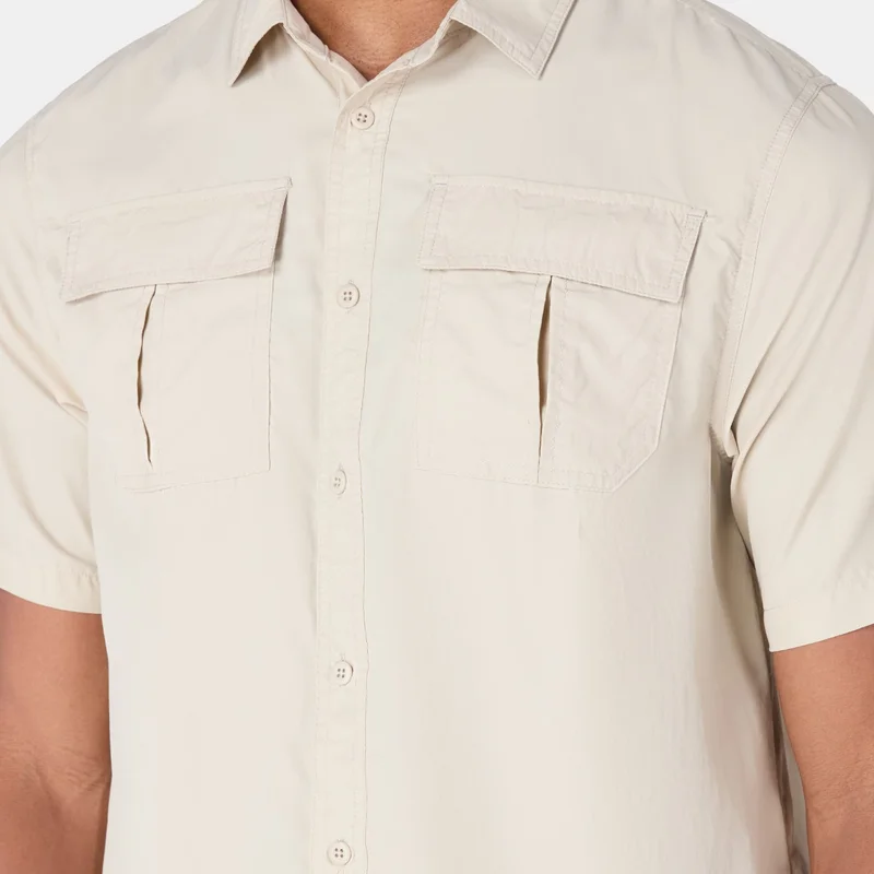 Sun And Sand Sports Beige Men's Utility Shirt for Men | Best Price UAE