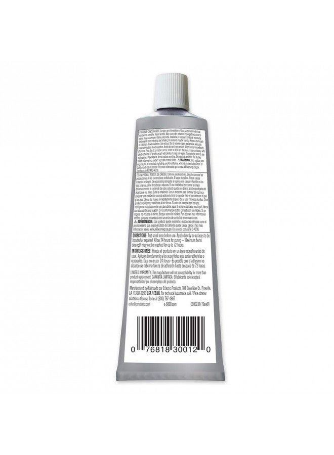 E6000 لاصق الحرف E6000 230012، 3.7 أونصة سائلة، عبوة واحدة، شفاف - Image 2