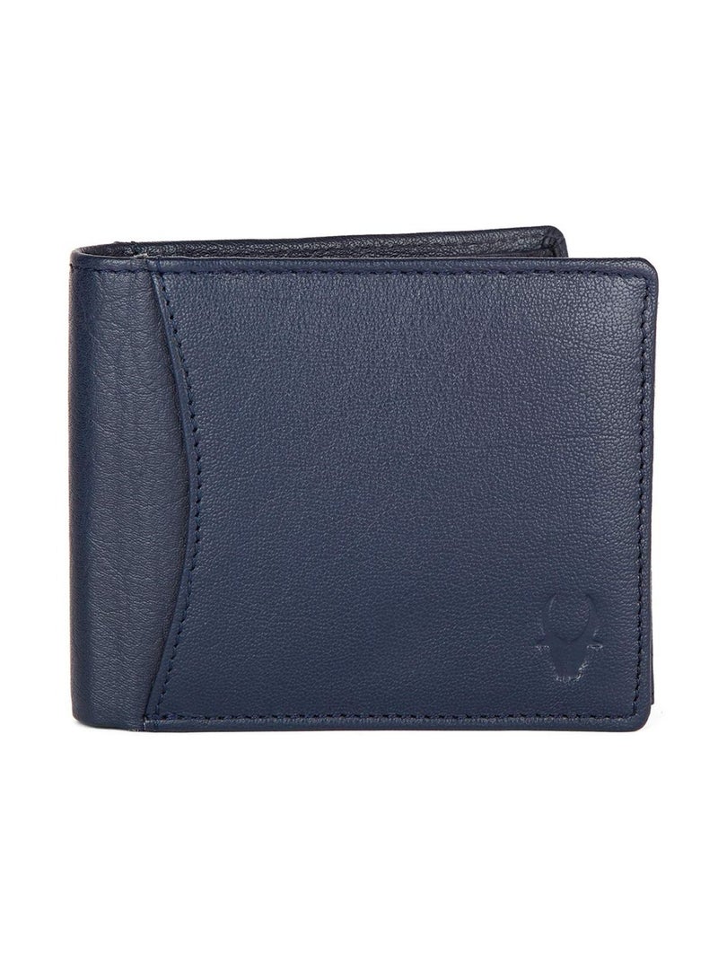 Wildhorn India Blue Leather Mens Wallet & Belt Combo Set Blue - Image 4