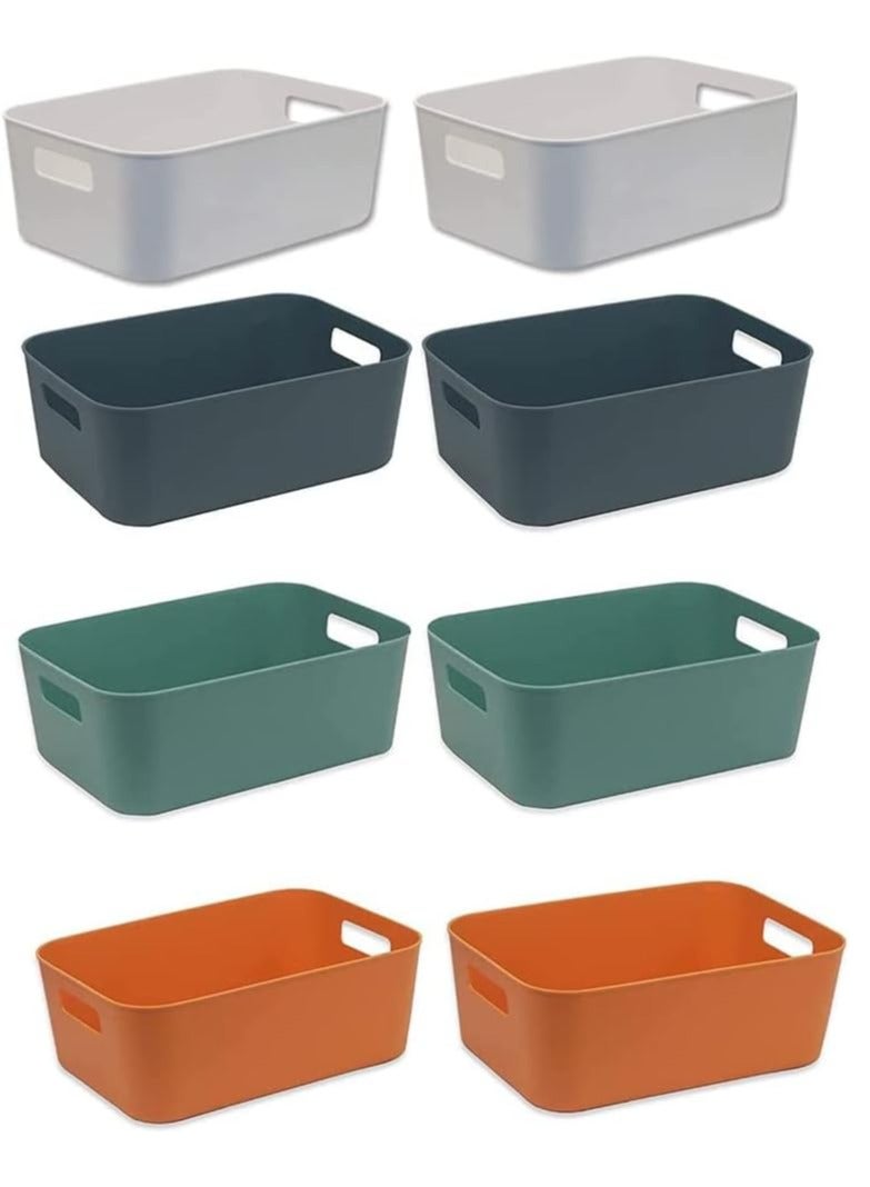JOMILA Small Storage Bin Durable Storage Basket Cabinet Organizer - Image 1