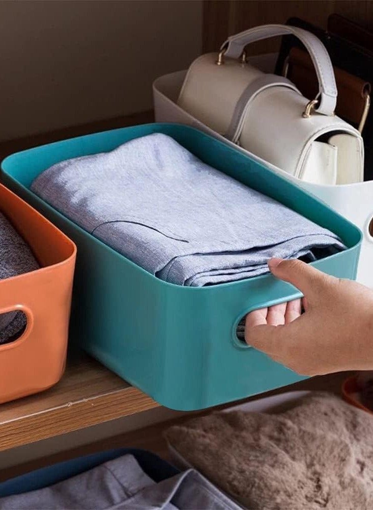 JOMILA Small Storage Bin Durable Storage Basket Cabinet Organizer - Image 4