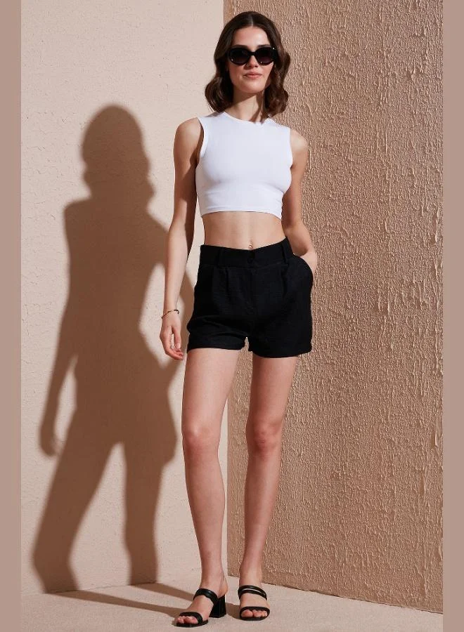 ليلا شورت قصير نسائي بقصة عادية من ليلا كيرشيلي