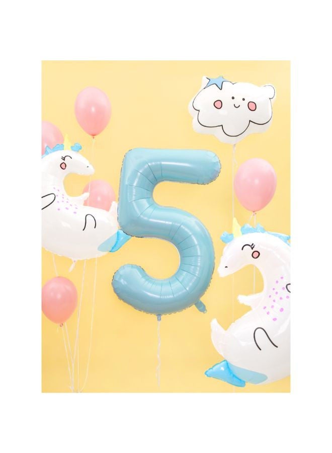 PartyDeco Foil Balloon Unicorn, 70x75cm - Image 4