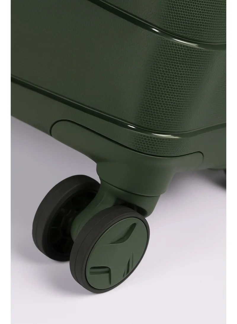 MNUK VIAJERO 24inch Luggage| Propylene Hardside Trolley|Double 360Â° 4 Wheeler| Medium-24 Inch| Army Green