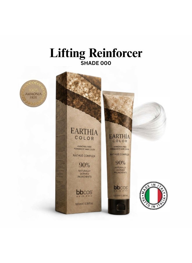bbcos Earthia Color Nathue Complex Ammonia-Free Vegan Permanent Hair Color 100ml – 000 Lifting Reinforcer - Image 1