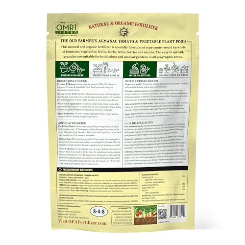 Hengulus The Old Farmer's Almanac Organic Tomato & Vegetable Plant Food Fertilizer - Image 3