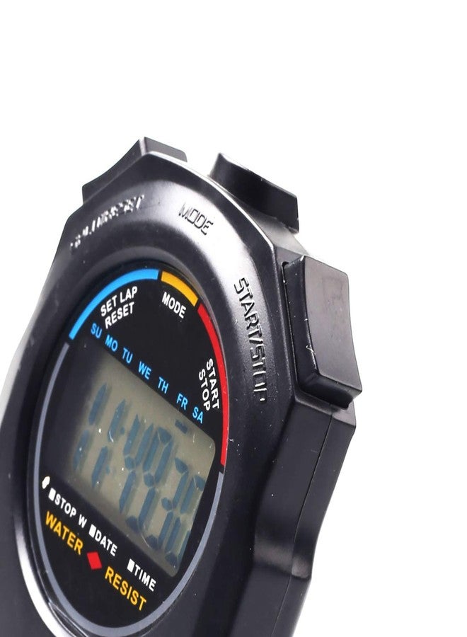 Ascension � Digital Sports Waterproof Chronograph Day Timer Stopwatch with Compass, (Black) - Image 5