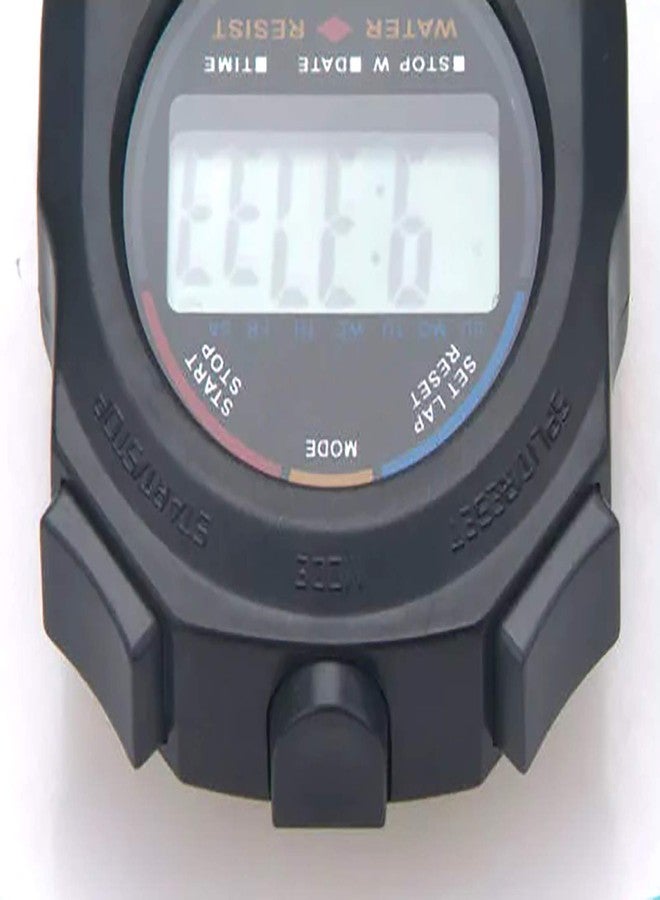 Ascension � Digital Sports Waterproof Chronograph Day Timer Stopwatch with Compass, (Black) - Image 4