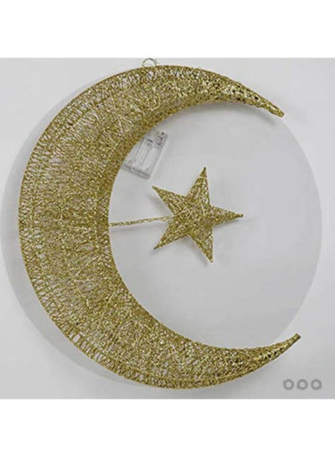 Ramadan Star Shaped  LED Batteries Warm 50cm - Image 1