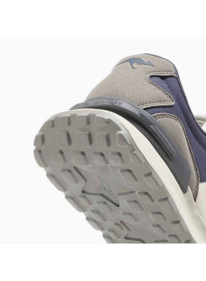 kangaROOS Men's Logo Detail Sports Shoes with Lace-Up Closure