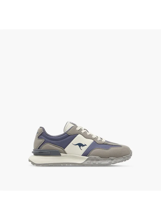 kangaROOS Men's Logo Detail Sports Shoes with Lace-Up Closure