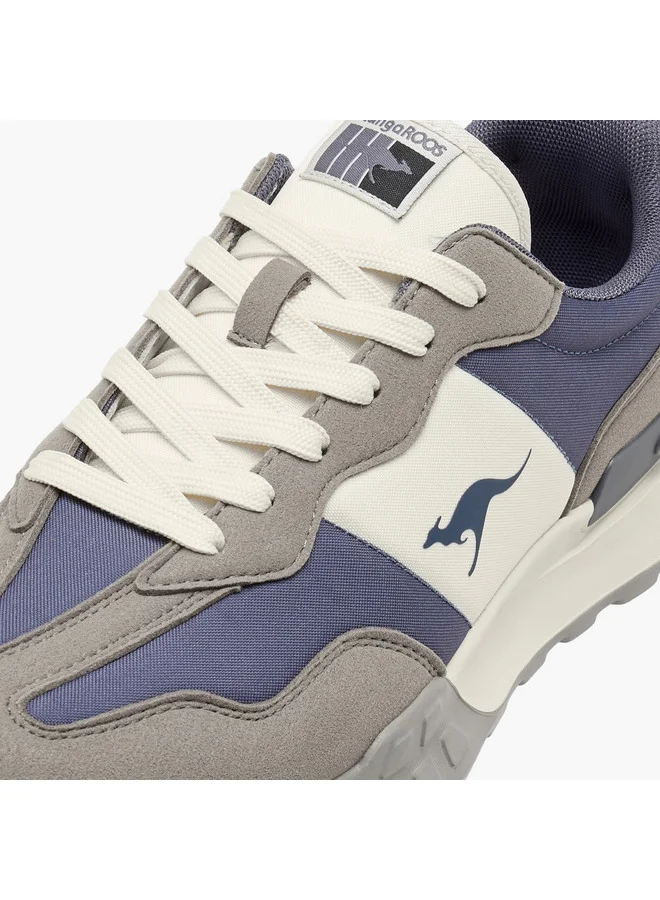 kangaROOS Men's Logo Detail Sports Shoes with Lace-Up Closure