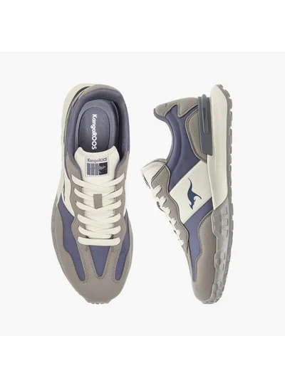 kangaROOS Men's Logo Detail Sports Shoes with Lace-Up Closure