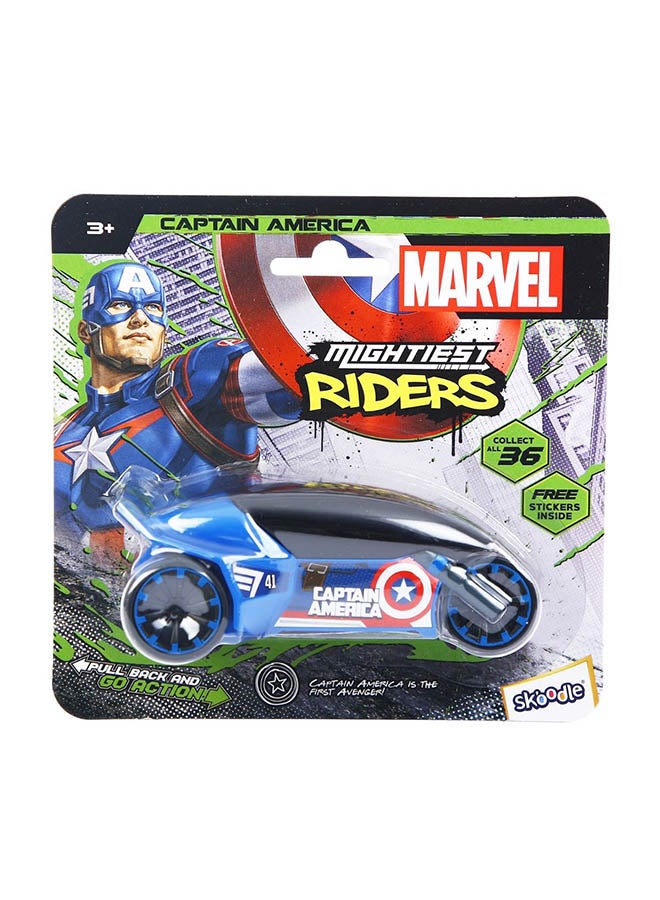 MARVEL سكودل سحب إلى الوراء أقوى راكب كابتن أمريكا - Image 1