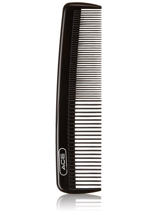 Goody ACE Pocket Hair Comb for Men – 4.3 Inch, Black - Great for All Hair Types - Fine Comb Teeth for Thin to Medium Hair, Durable for Everyday and Professional Use - Image 1